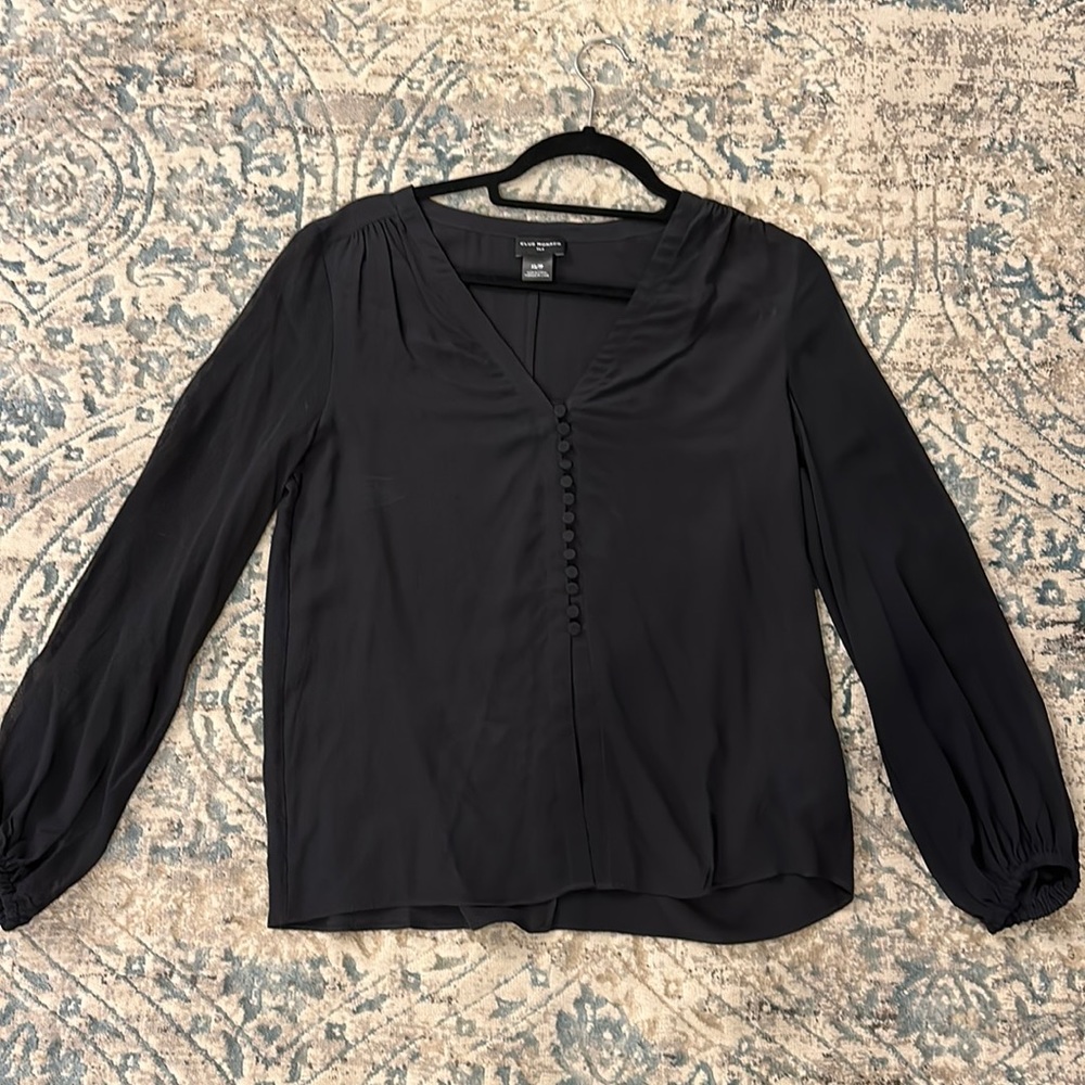 Club Monaco silk blouse.